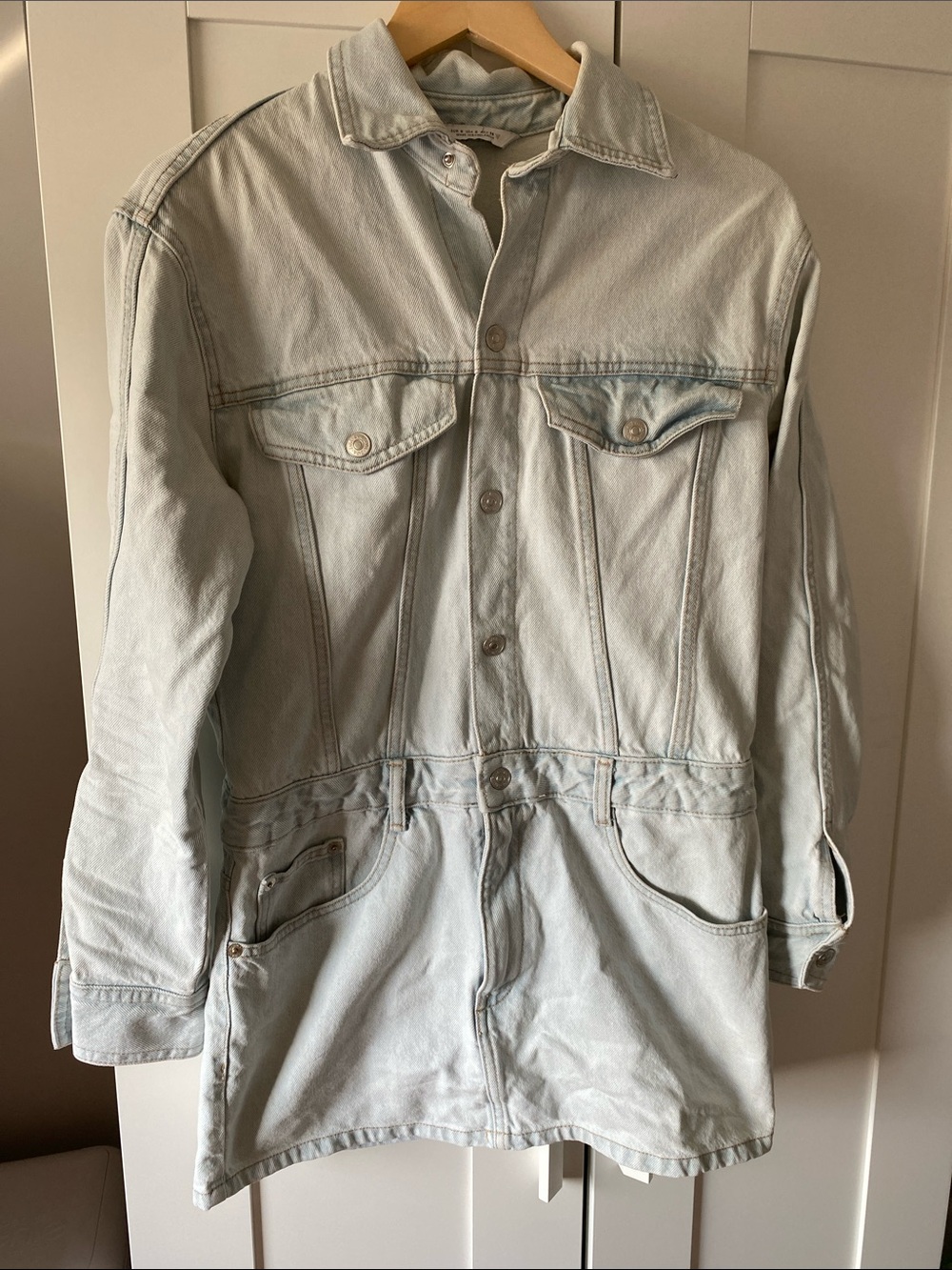 Zara Light Blue Denim dress